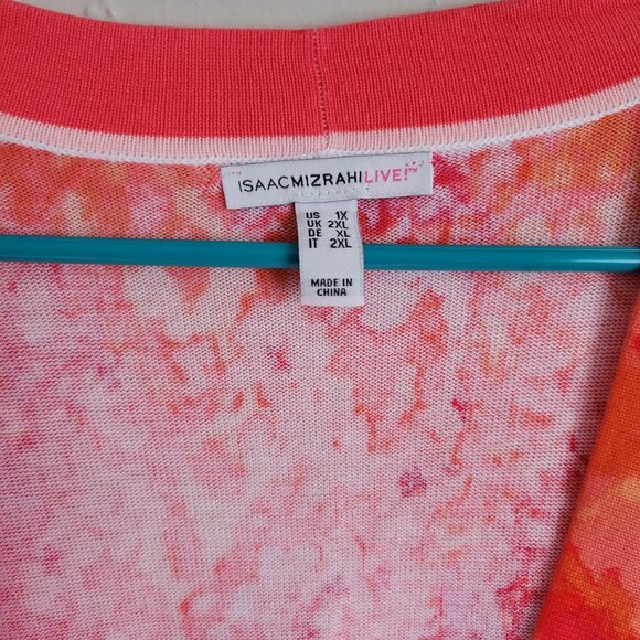 Isaac Mizrahi Women's short sleeve Cardigan - Picture 4 of 6